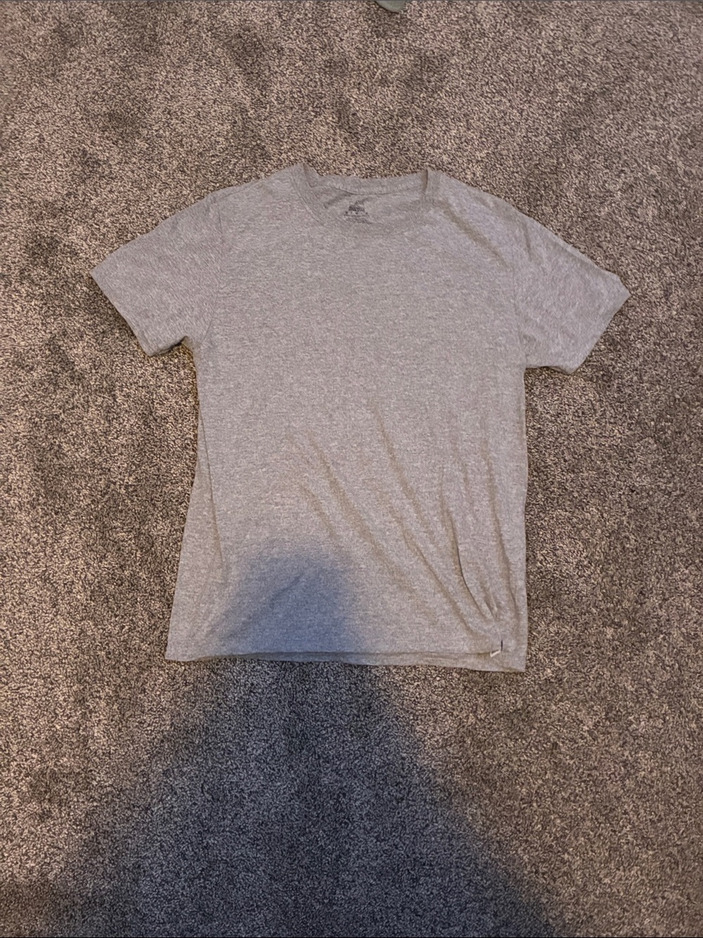 Men's Crew Neck Gray Short-Sleeve T-Shirt